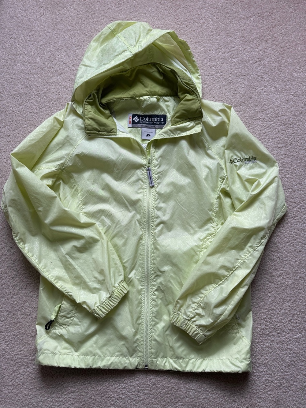 Columbia XCO Hooded Windbreaker Jacket